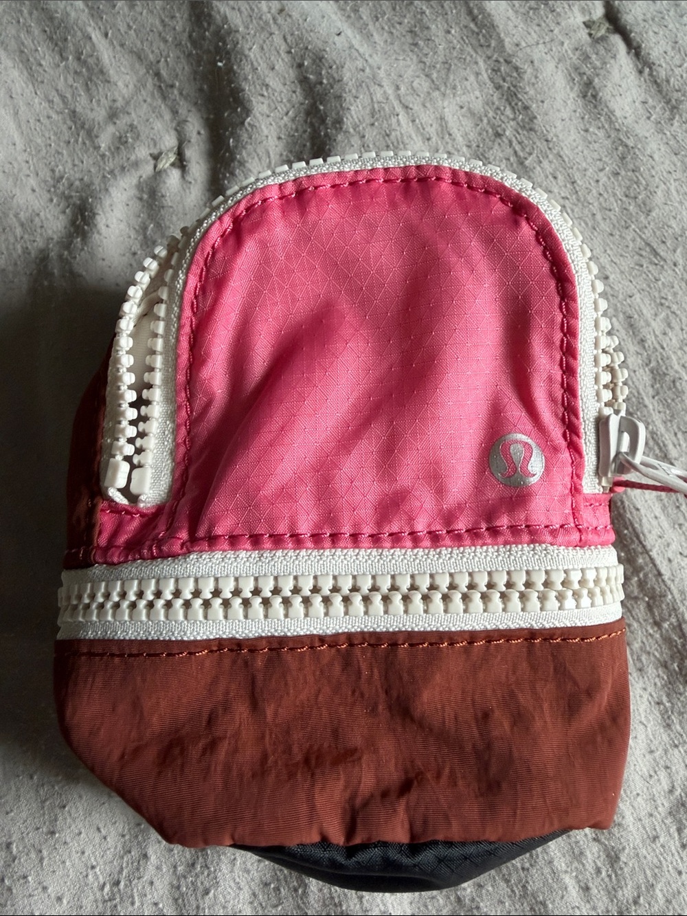 lululemon athletica Pink and Brown Mini Bag